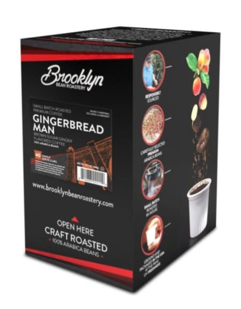 Brooklyn Bean Brooklyn Bean Gingerbread Man 40 Pack