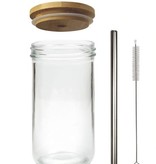 Teaspoons & Co. Teaspoons & Co. - BUBBLE TEA  -Glass Reusable Boba Cup w/Straw