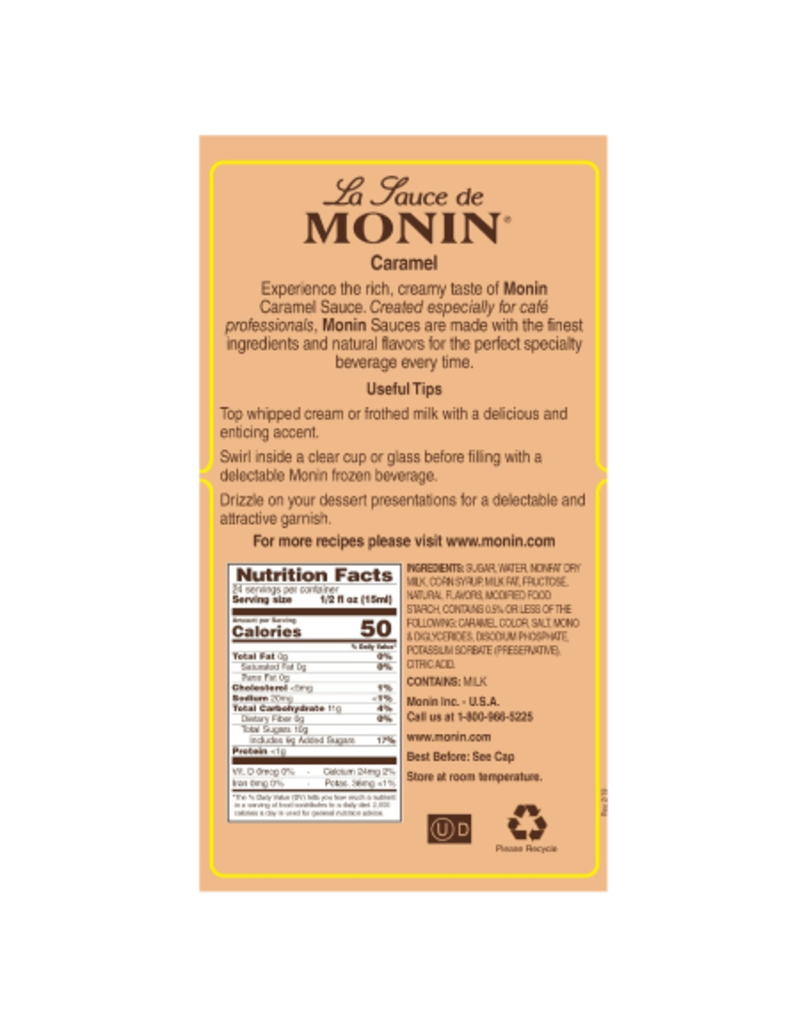 Monin Caramel Sauce