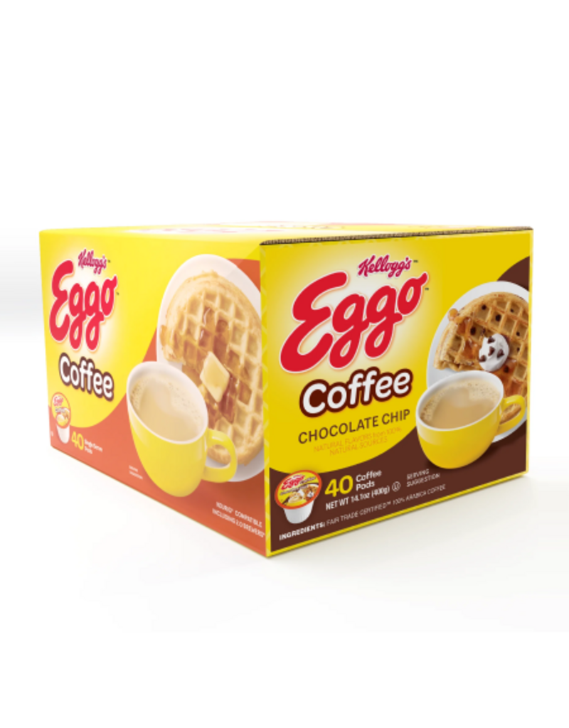 Brooklyn Bean Eggo Waffle Chocolate Chip 40 Pack