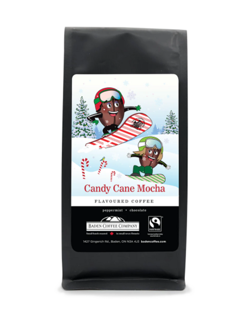 Baden Coffee Baden Flavour Coffee Candy Cane Mocha Fair Trade 454g