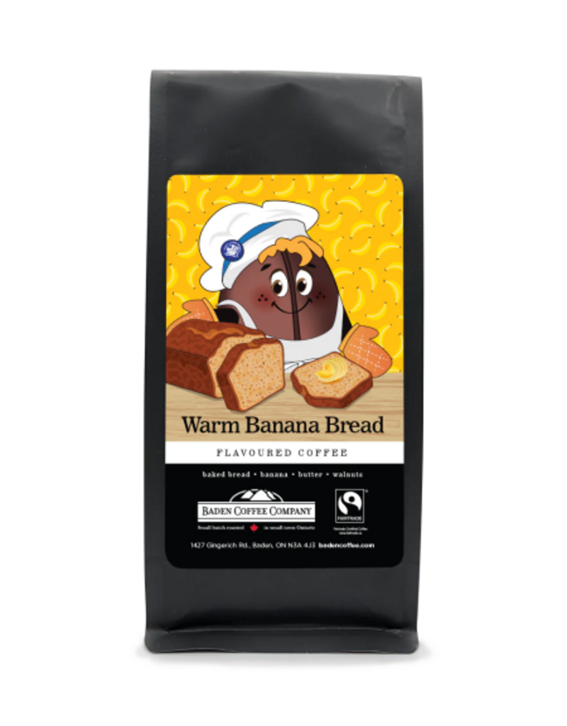 Baden Coffee Baden Flavour Coffee Warm Banana Bread Fair Trade Organic 454g