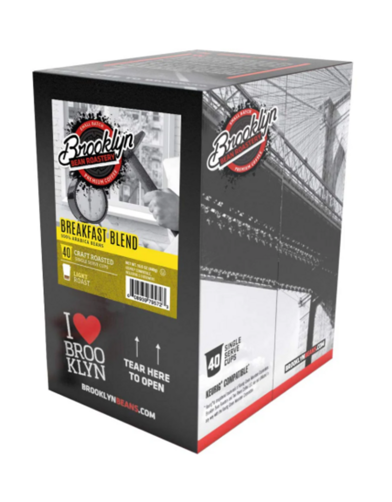Brooklyn Bean Brooklyn Bean Breakfast Blend 40 Pack