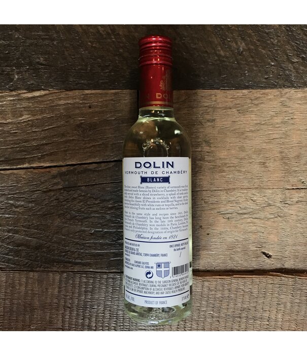 Dolin Dolin, Vermouth de Chambéry Blanc 375 mL