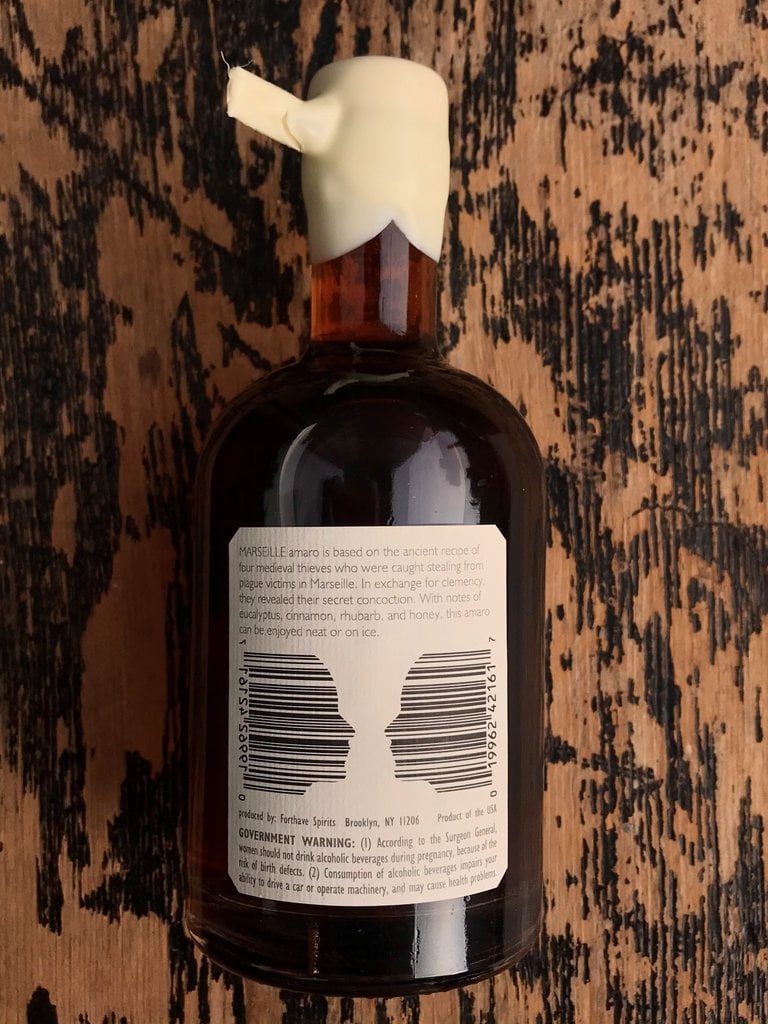 Forthave Spirits, 'MARSEILLE' Amaro, 375 mL, KARAKTERRE