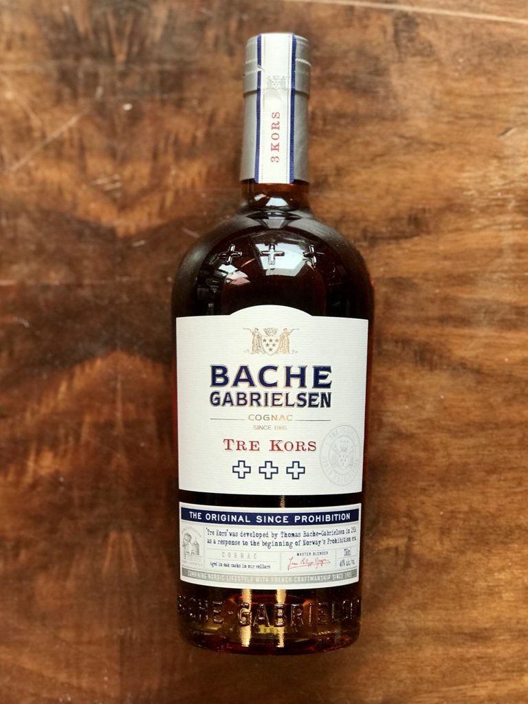 Bache-Gabrielsen, 3 Kors Fine Cognac, 750 mL