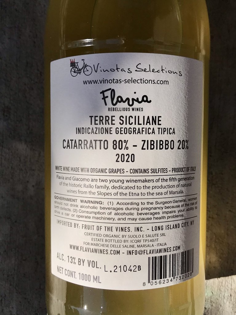 Azienda Agricola Flavia, 'Allè'  (2021) 1L