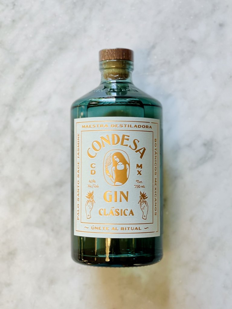Condesa Gin, Clásica Gin, 750mL