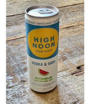 High Noon, Watermelon Vodka & Soda, 12 oz can