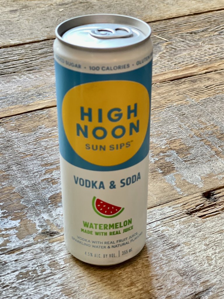 High Noon, Watermelon Vodka & Soda, 12 oz can
