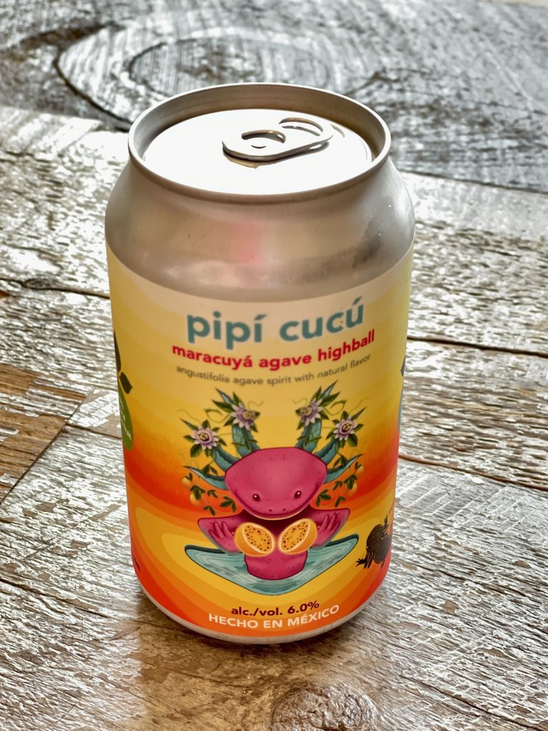 Cervecería Monstruo De Agua, Pipi cucú Maracuyá Agave Highball, 12 oz can