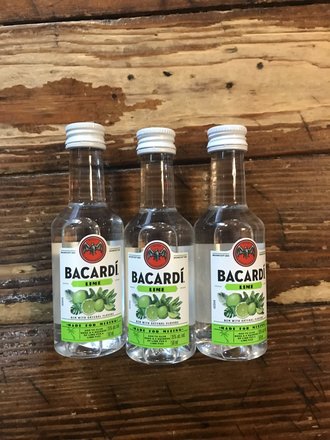 Bacardi, Lime Flavored 50mL ,nip
