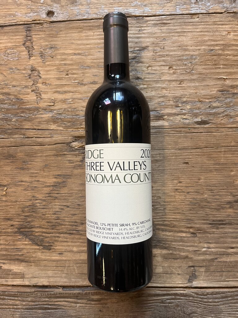 Ridge Vineyards, Three Valleys Red (2023)