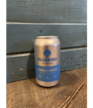 Bluebird Hardwater Vodka + Water