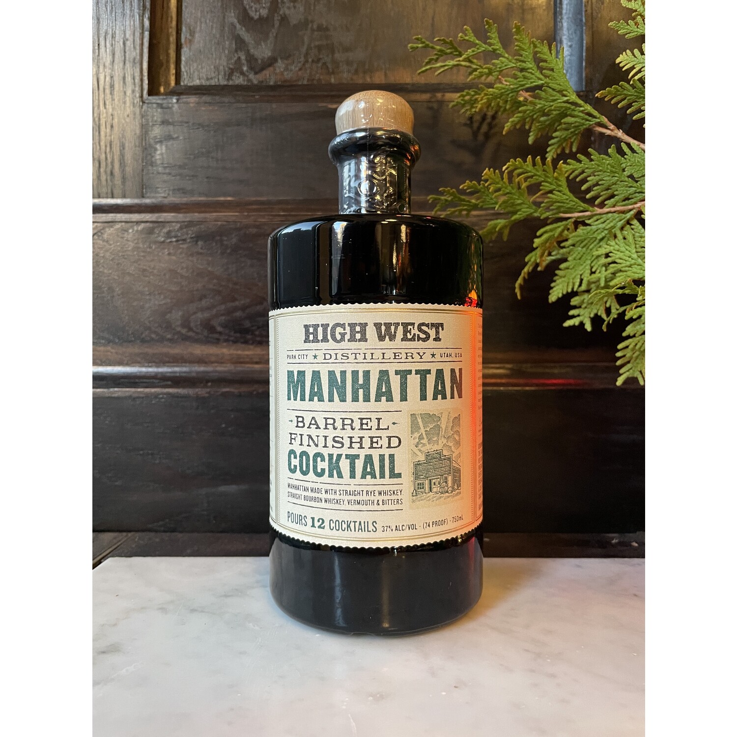 High West, Manhattan Barrel Ready Made Cocktail, 750 mL - DANDY WINE &  SPIRITS