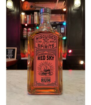 Misguided Spirits, Caribbean Queen's Red Sky Rum 750 mL