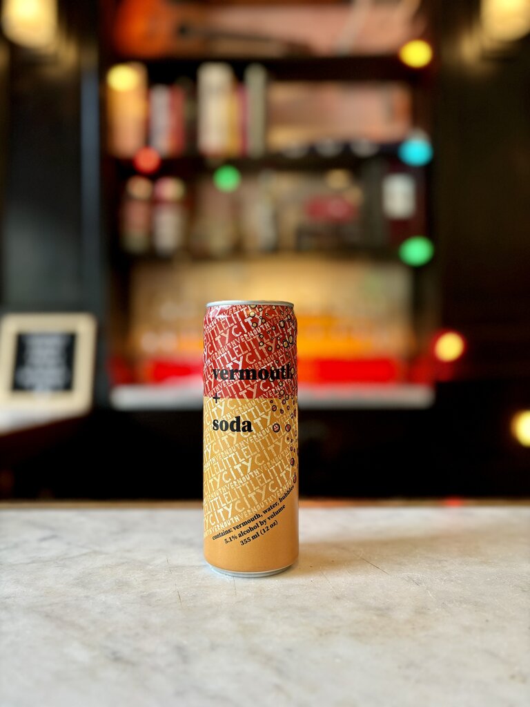 LITTLE CITY VERMOUTH + SODA SPRITZ