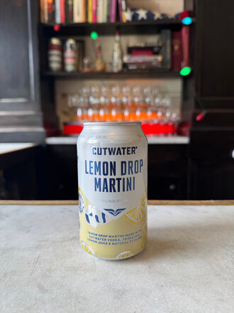Cutwater Spirits, Lemon Drop Martini, 12 oz, can