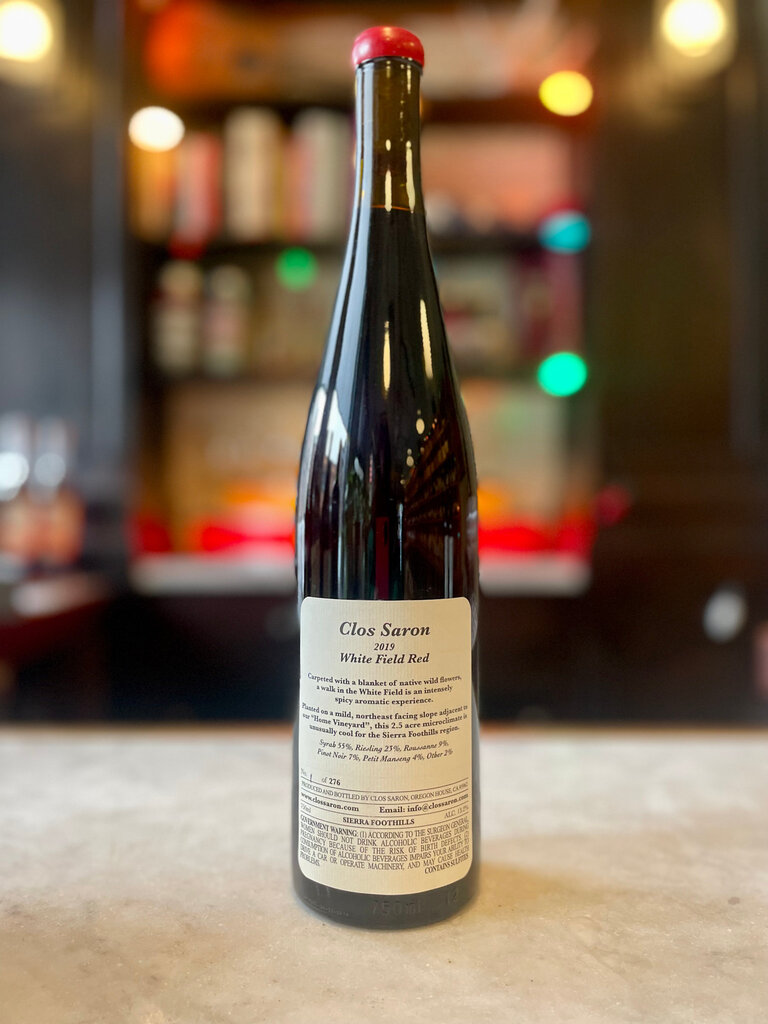 Clos Saron, 'White Field Red' (2019)