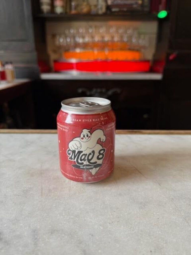 Hana Makgeolli, MAQ8 Silkysonic Rice Wine, 8 oz, can