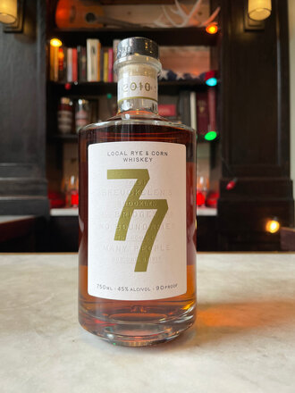 Breuckelen Distilling, 77 Local Rye & Corn Whiskey, 750 mL