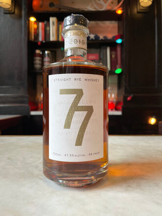 Breuckelen Distilling, 77 Straight Rye Whiskey, 750 mL