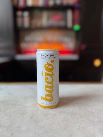 Bacio, Lemon Spritz Bubbly Wine Cocktail, 250 mL, can