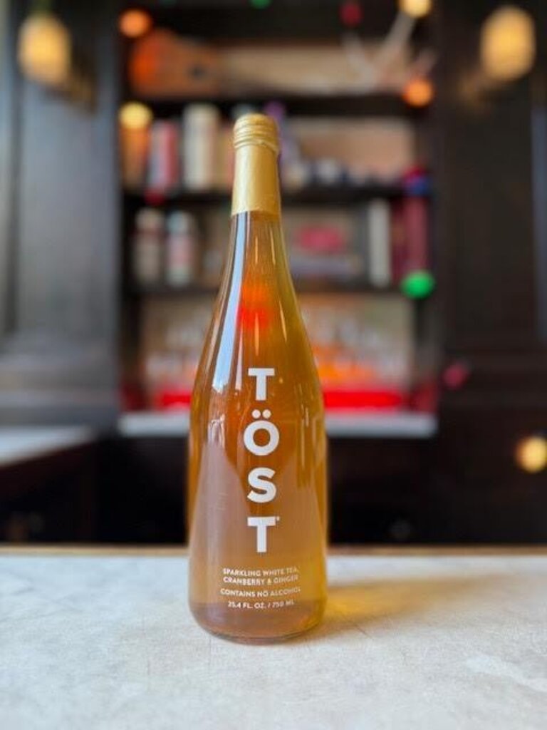 Töst, Sparkling White Tea, Cranberry & Ginger, N/A, 750 mL