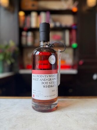 All Points West Distillery, Malt & Grain Pot Still Whiskey, 750 mL