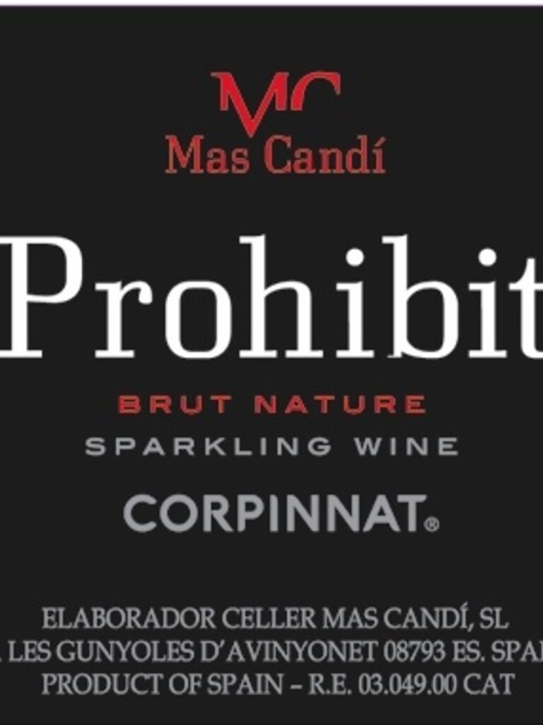 Mas Candí, Corpinnat 'Prohibit' Brut Nature Rosé (2021)