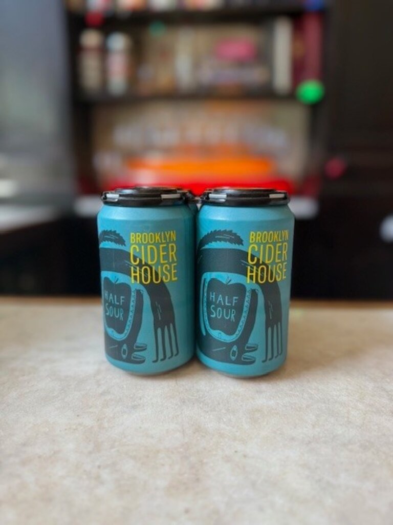 Brooklyn Cider House, Half Sour Hard Cider, 12 oz, can