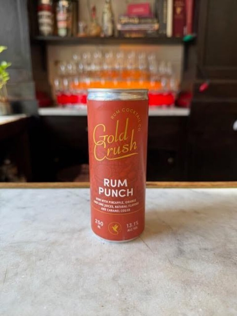 Gold Crush Cocktails, Rum Punch, 250 mL, can