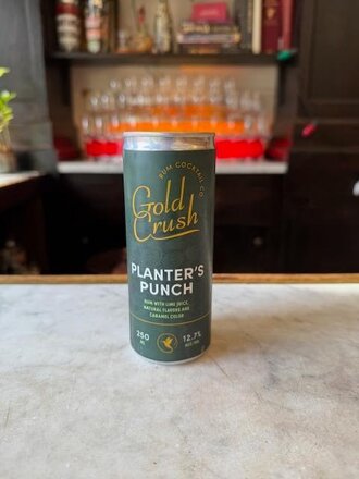 Gold Crush Cocktails, Planter's Punch, 250 mL, can