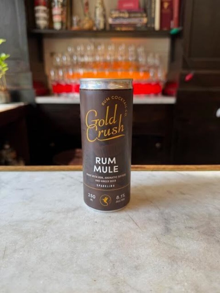 Gold Crush Cocktails, Rum Mule, 250 mL, can