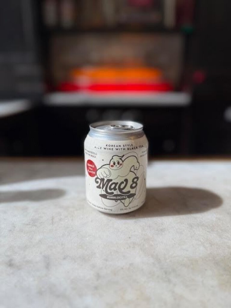 Hana Makgeolli, 'MAQ8 Bubblocitea', 8 oz, can