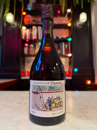 Champagne Chavost, 'Rosé!' Brut Nature (NV)