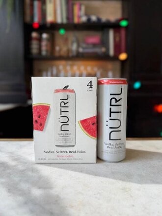Nutrl Vodka, Watermelon, 12oz can