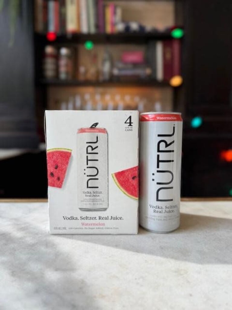 Nutrl Vodka, Watermelon, 12oz can