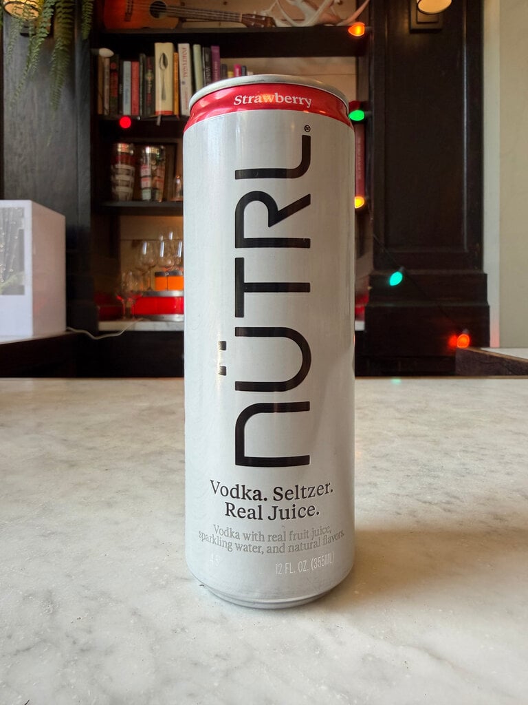 Nutrl Vodka, Strawberry, 12oz Can