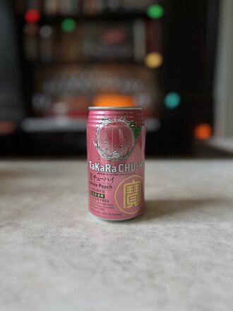 Takara Chu-Hi, White Peach, 355mL Can