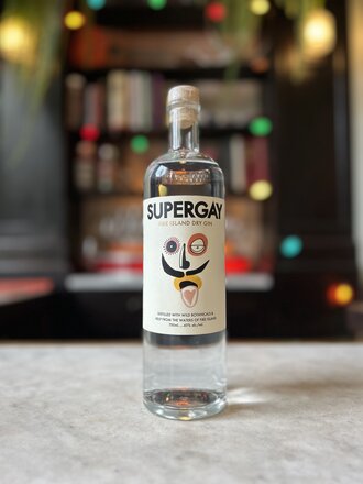 Supergay, Fire Island Dry Gin, 750 mL