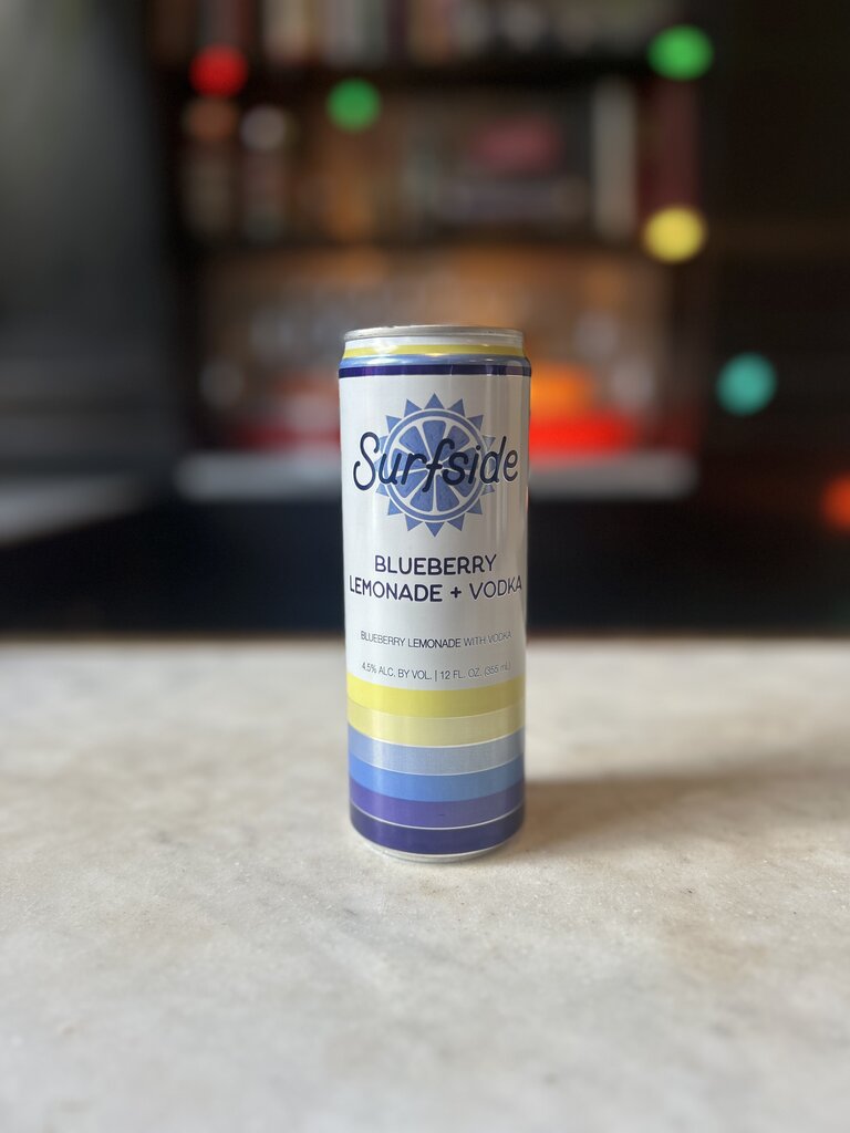 Surfside, Blueberry Lemonade + Vodka, 12 oz, can
