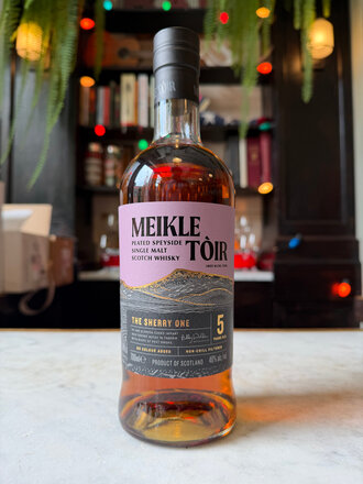 Meikle Tòir, 'The Sherry One' 5 Year Old Peated Speyside Single Malt Scotch Whisky, 700mL