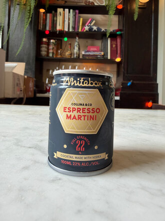 Whitebox Cocktails, Collina & Co Espresso Martini, 100 mL, can