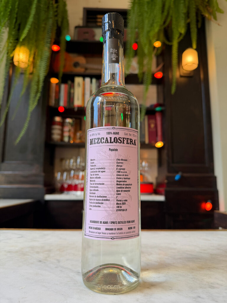 Mezcalosfera, Mezcal Papalote Erika Meneses, 750mL
