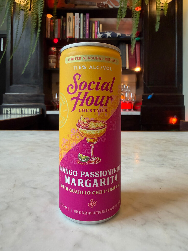 Social Hour, Mango Passionfruit Margarita, 250ml, can