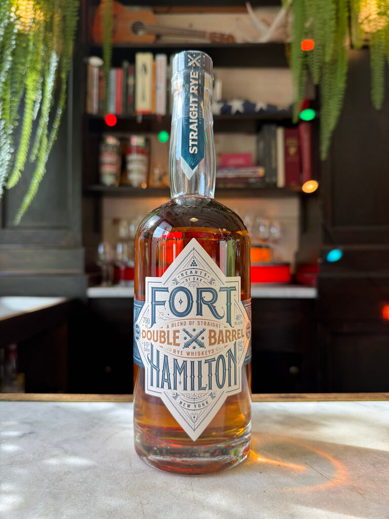 Fort Hamilton, 'Double Barrel' Rye Whiskey, 750 mL