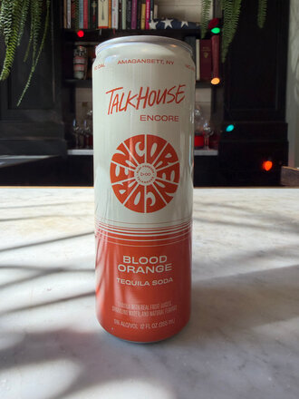 Talkhouse Encore, Blood Orange Tequila Soda, 12oz Can
