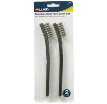 ALLIED INTERNATIONAL (DOMESTIC) Brush-Wire Stainless 2Pk