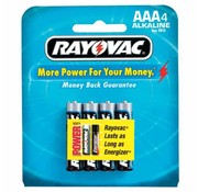 SPECTRUM BRANDS/RAYOVAC Batt - Alkaline AAA Cell (4)